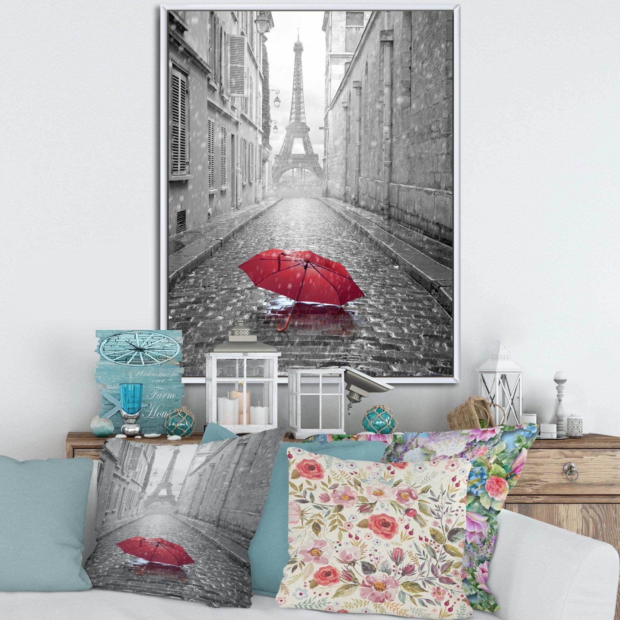 Eiffel View from Paris Street