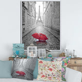 Eiffel View from Paris Street