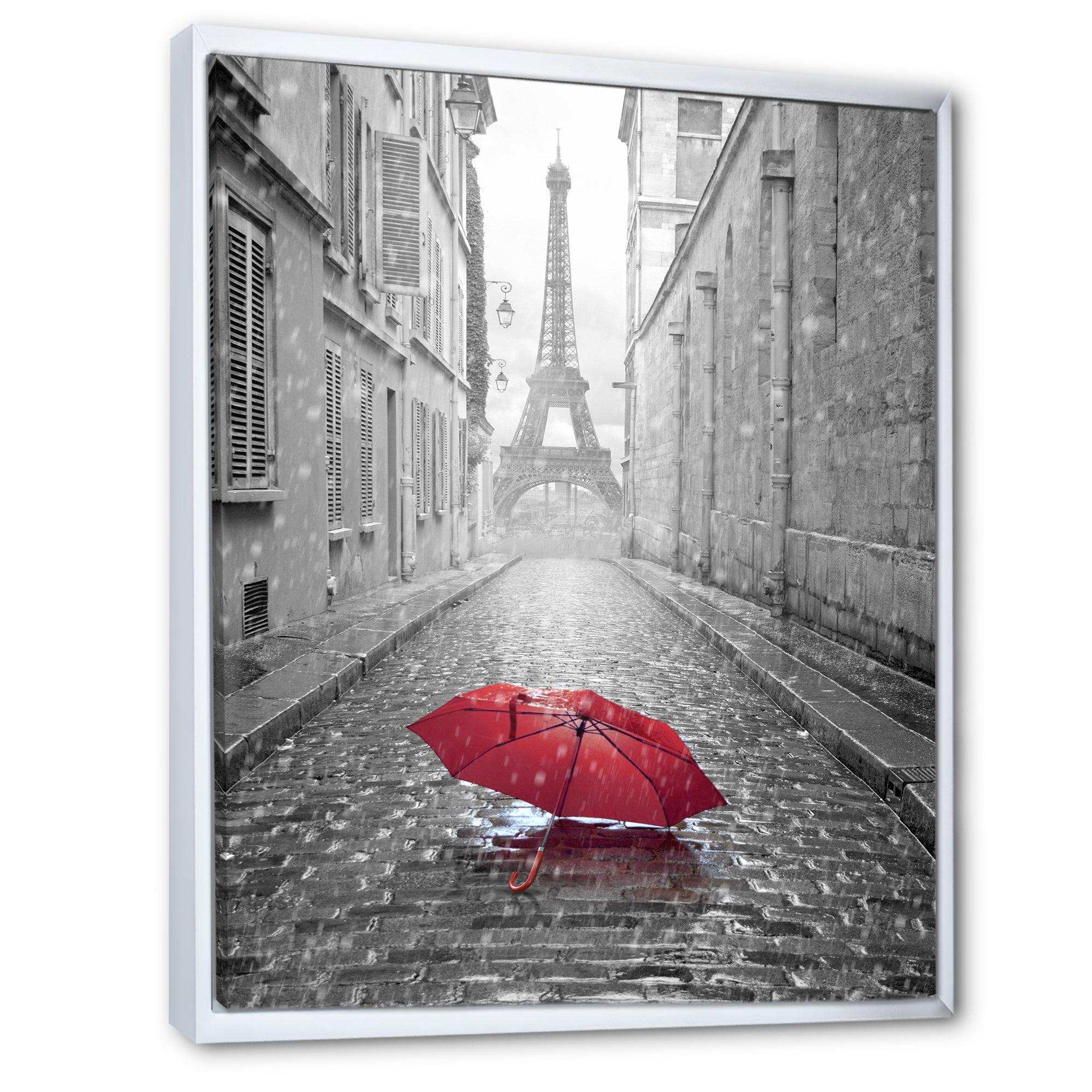 Eiffel View from Paris Street