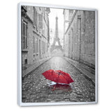 Eiffel View from Paris Street