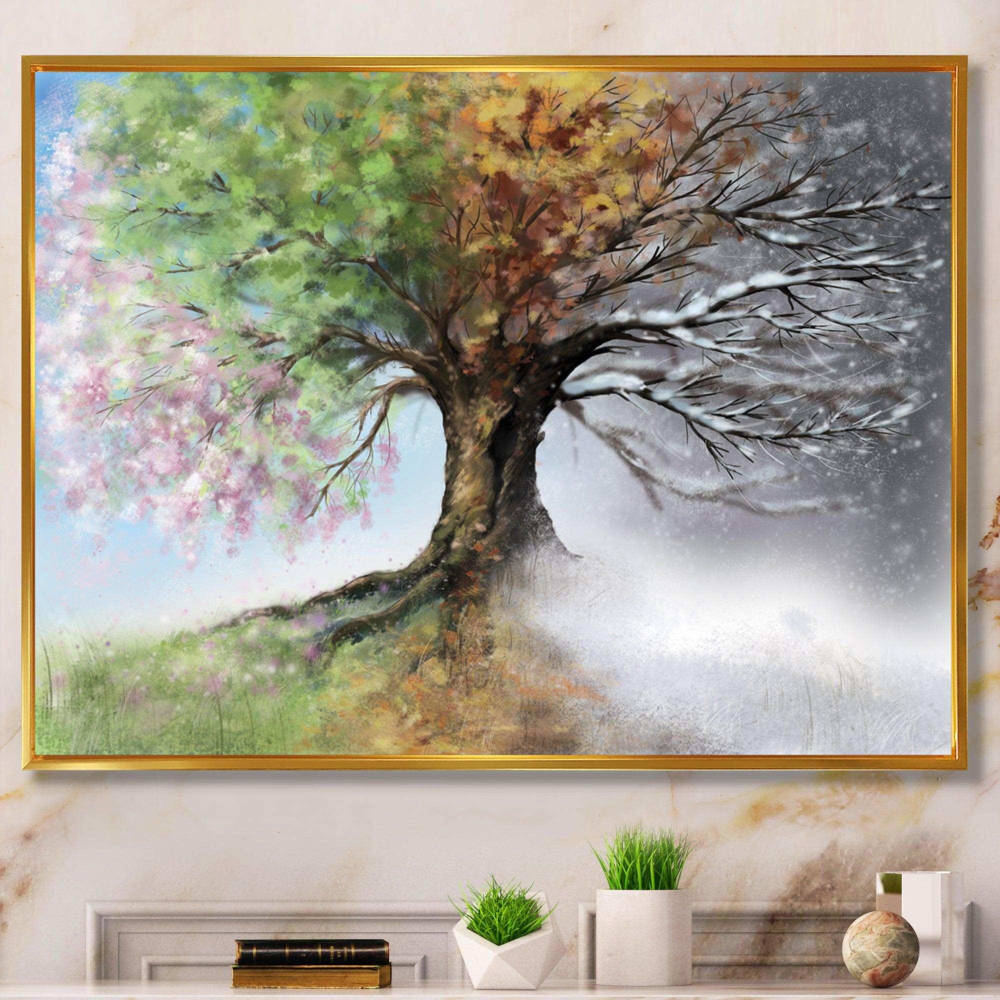 Tree with Four Seasons