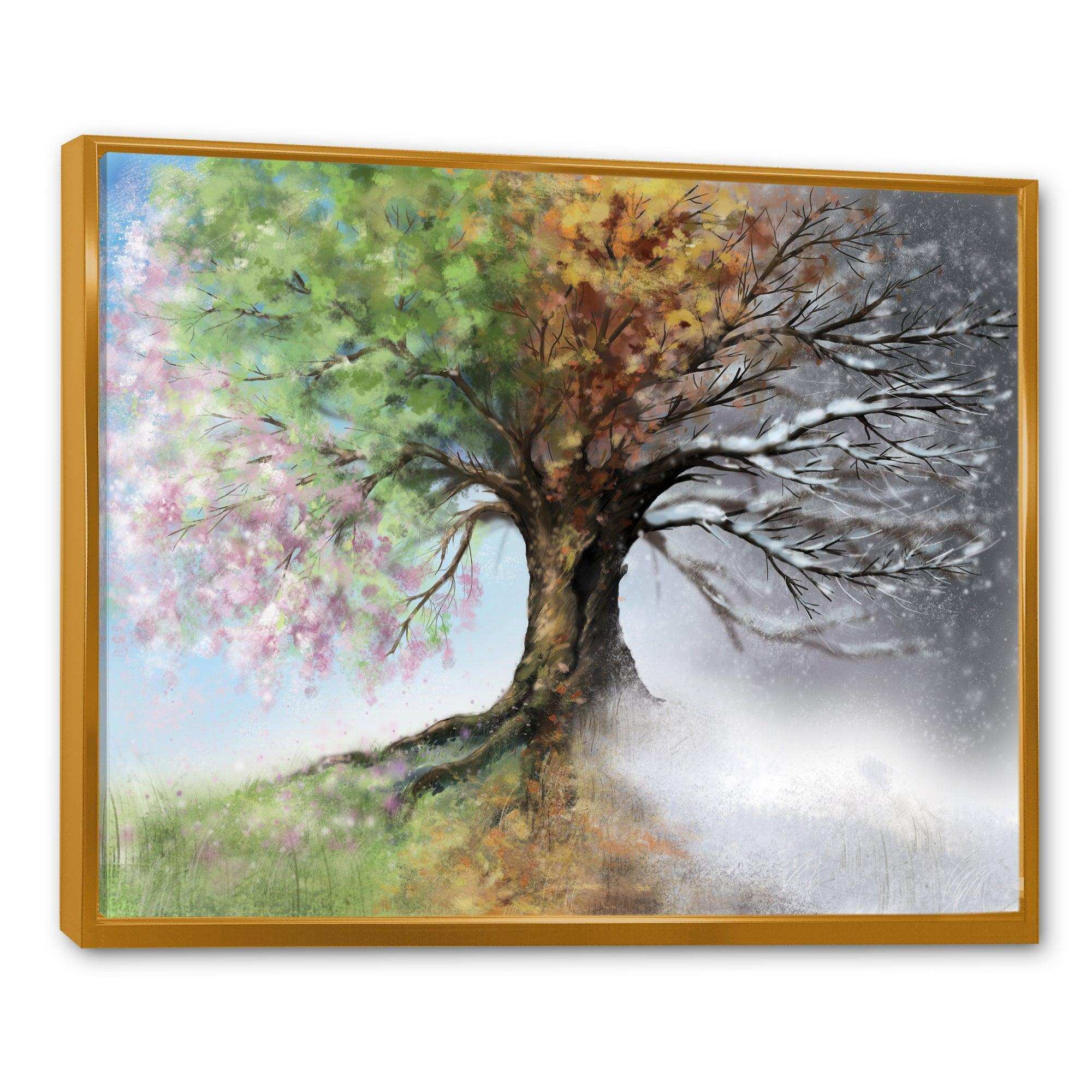 Tree with Four Seasons
