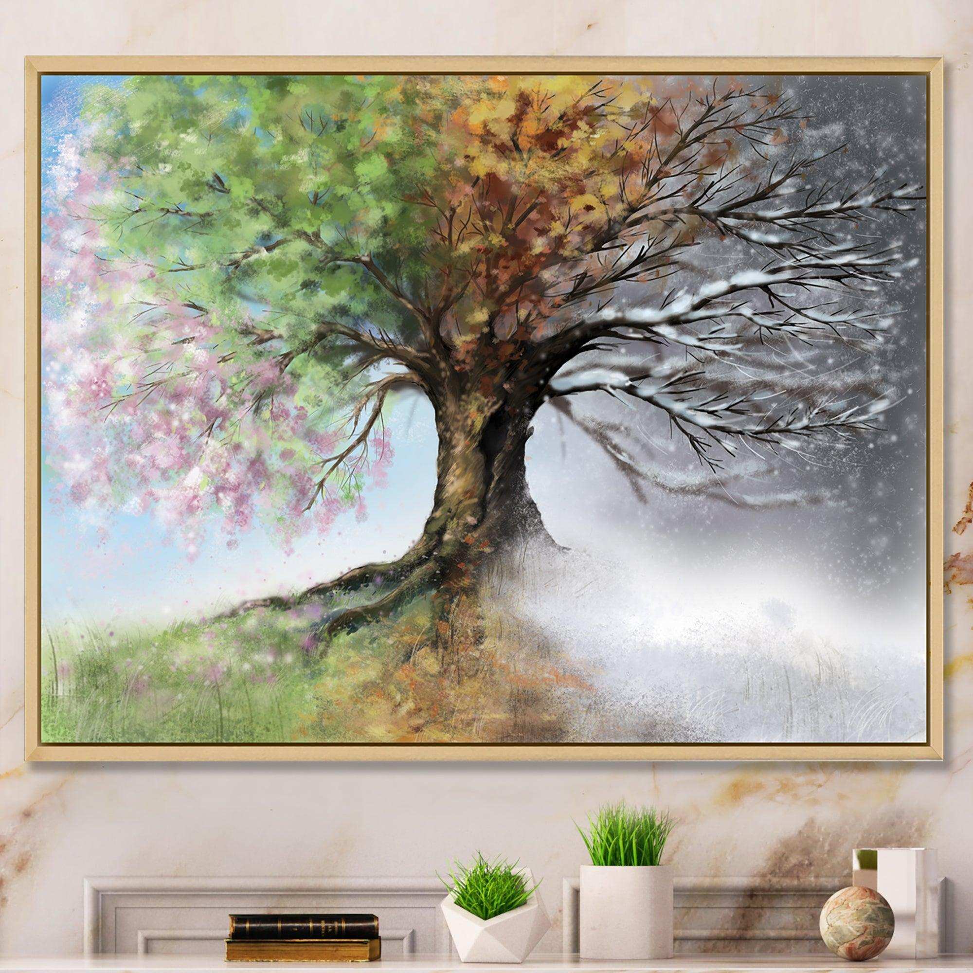 Tree with Four Seasons