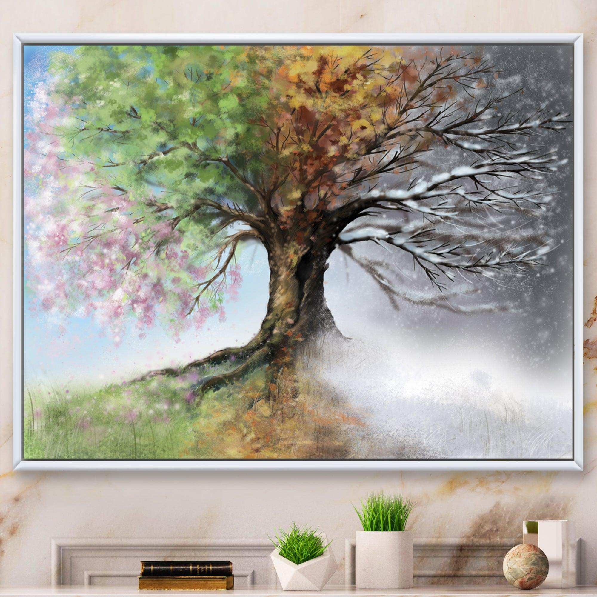 Tree with Four Seasons
