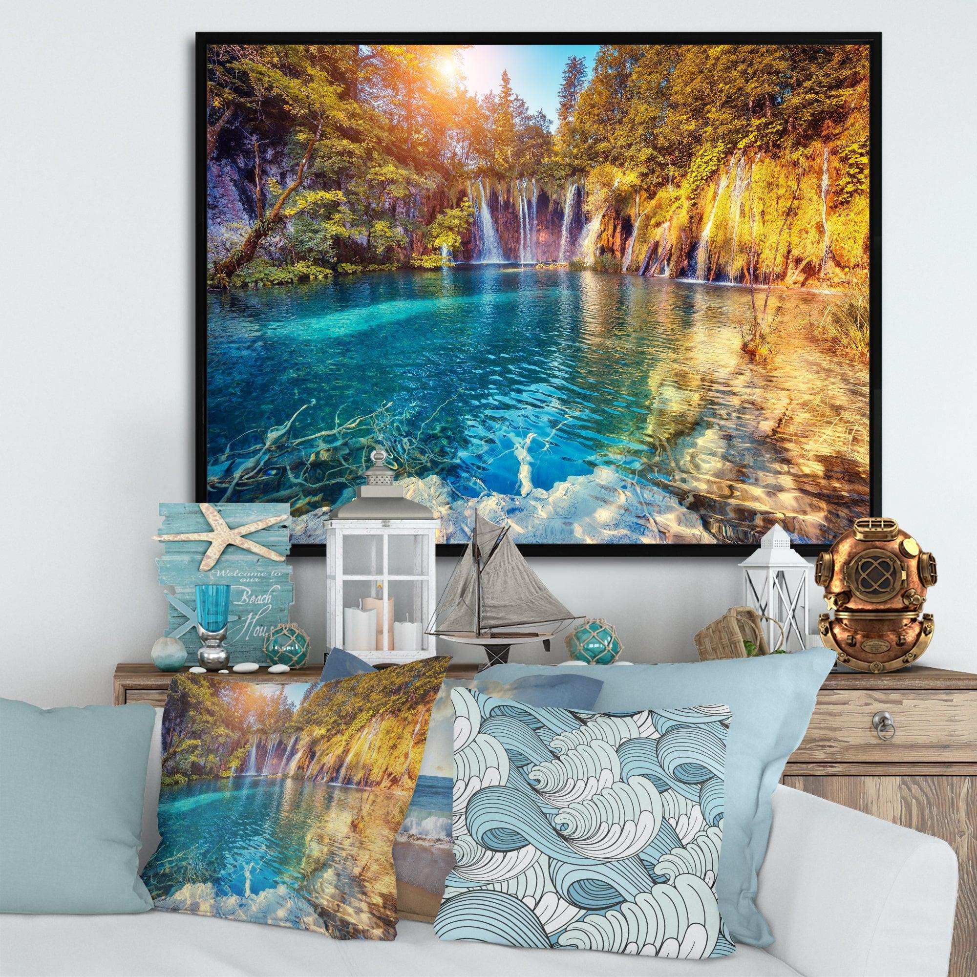 Turquoise Water and Sunny Beams