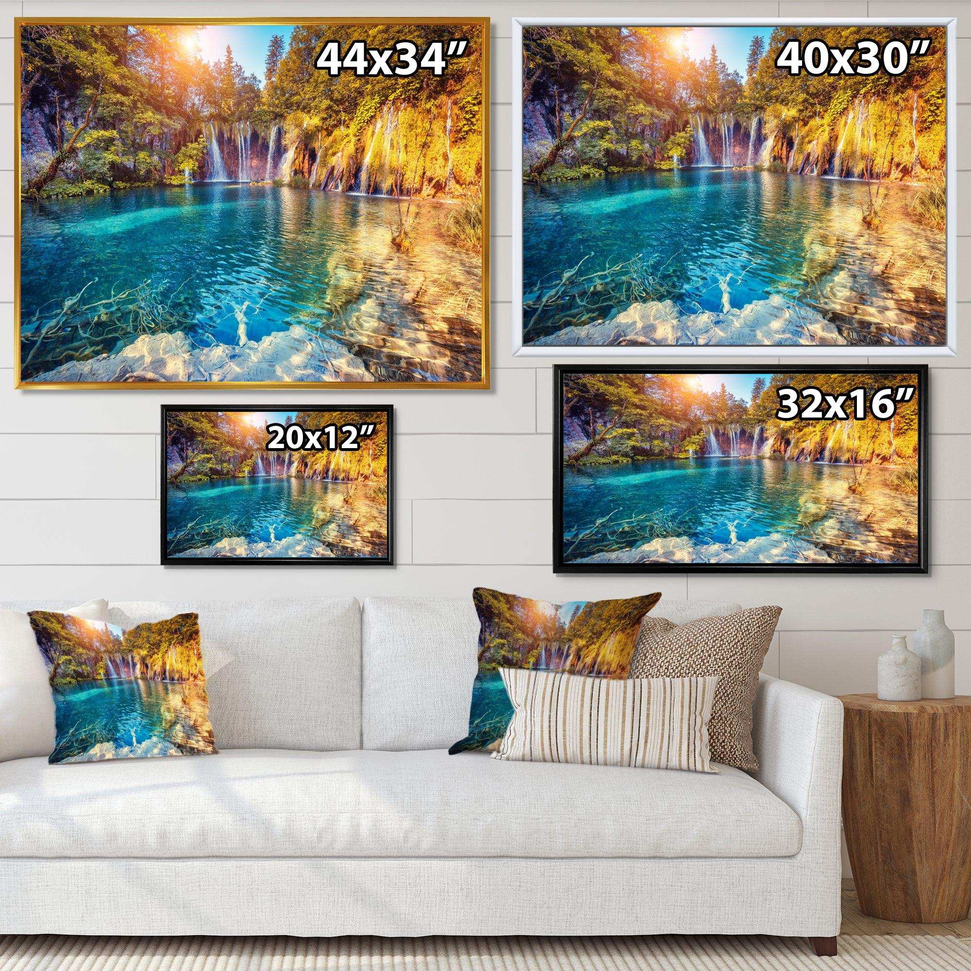 Turquoise Water and Sunny Beams