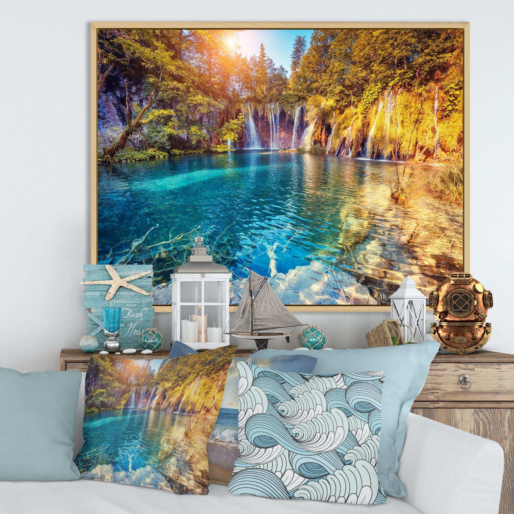 Turquoise Water and Sunny Beams