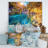 Turquoise Water and Sunny Beams