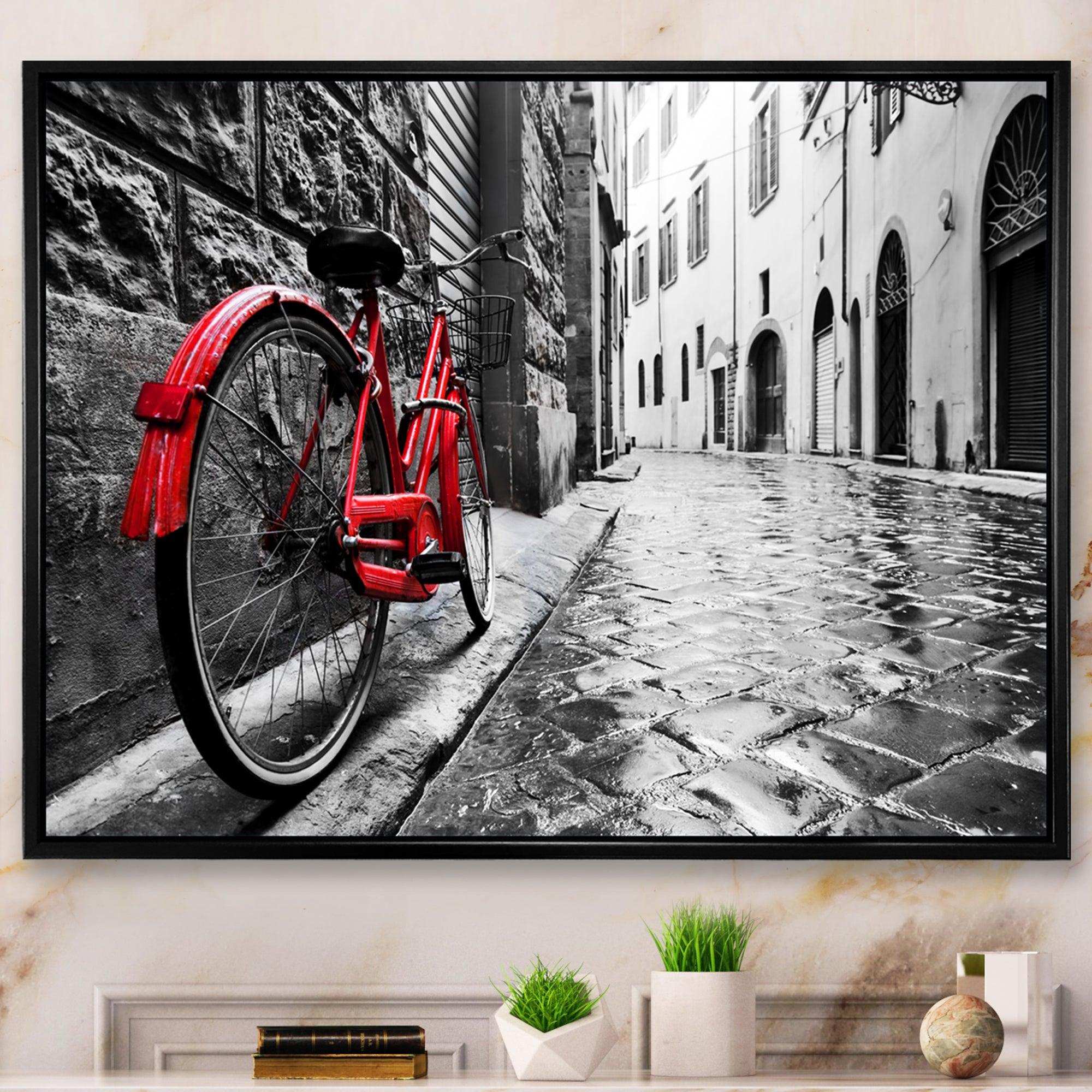 Retro Vintage Red Bike