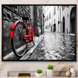 Retro Vintage Red Bike