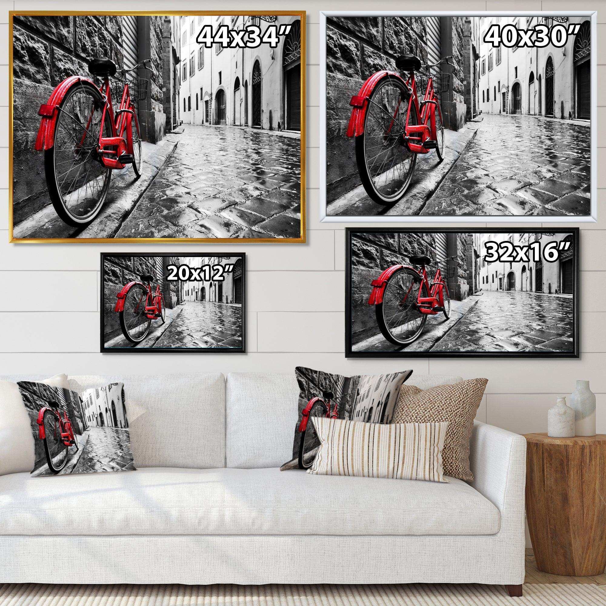 Retro Vintage Red Bike