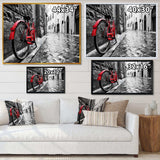 Retro Vintage Red Bike