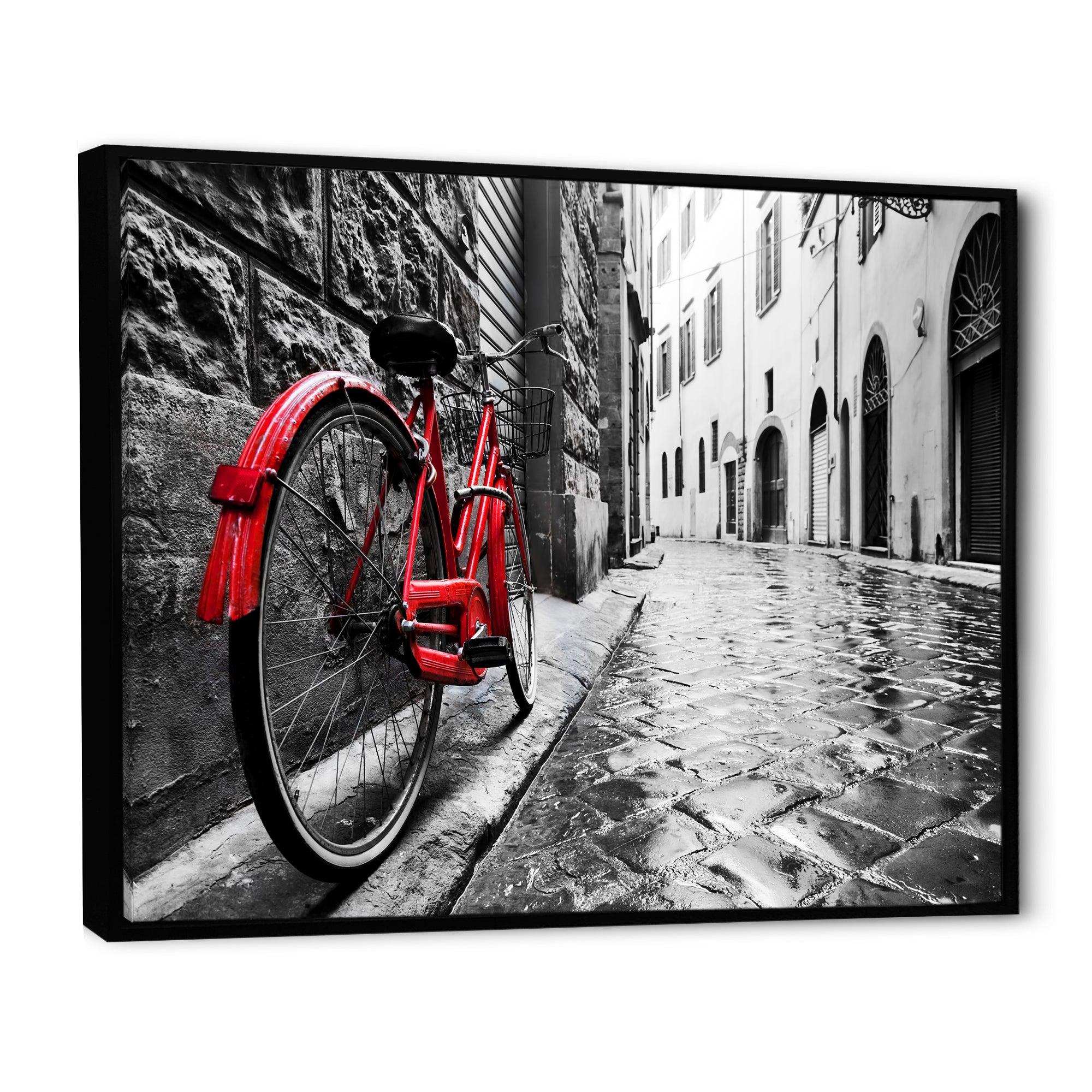 Retro Vintage Red Bike