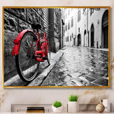 Retro Vintage Red Bike