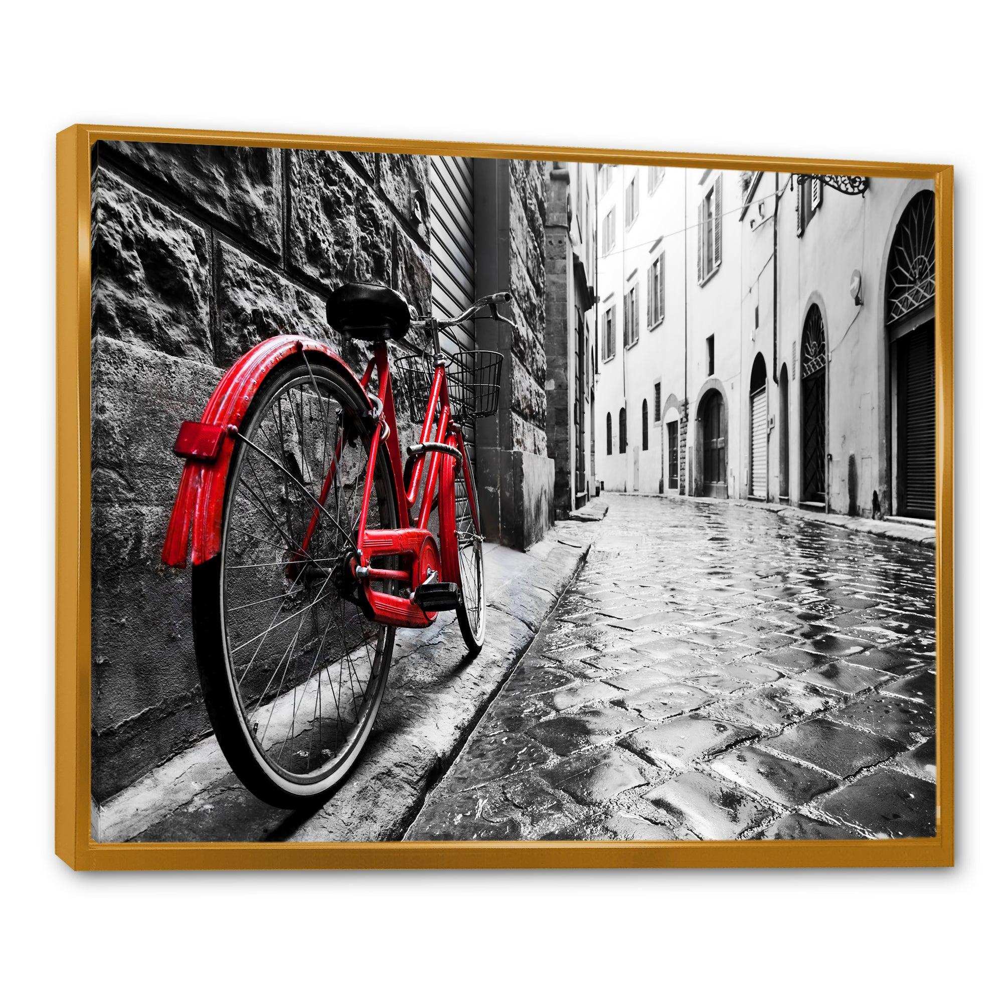 Retro Vintage Red Bike