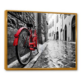 Retro Vintage Red Bike