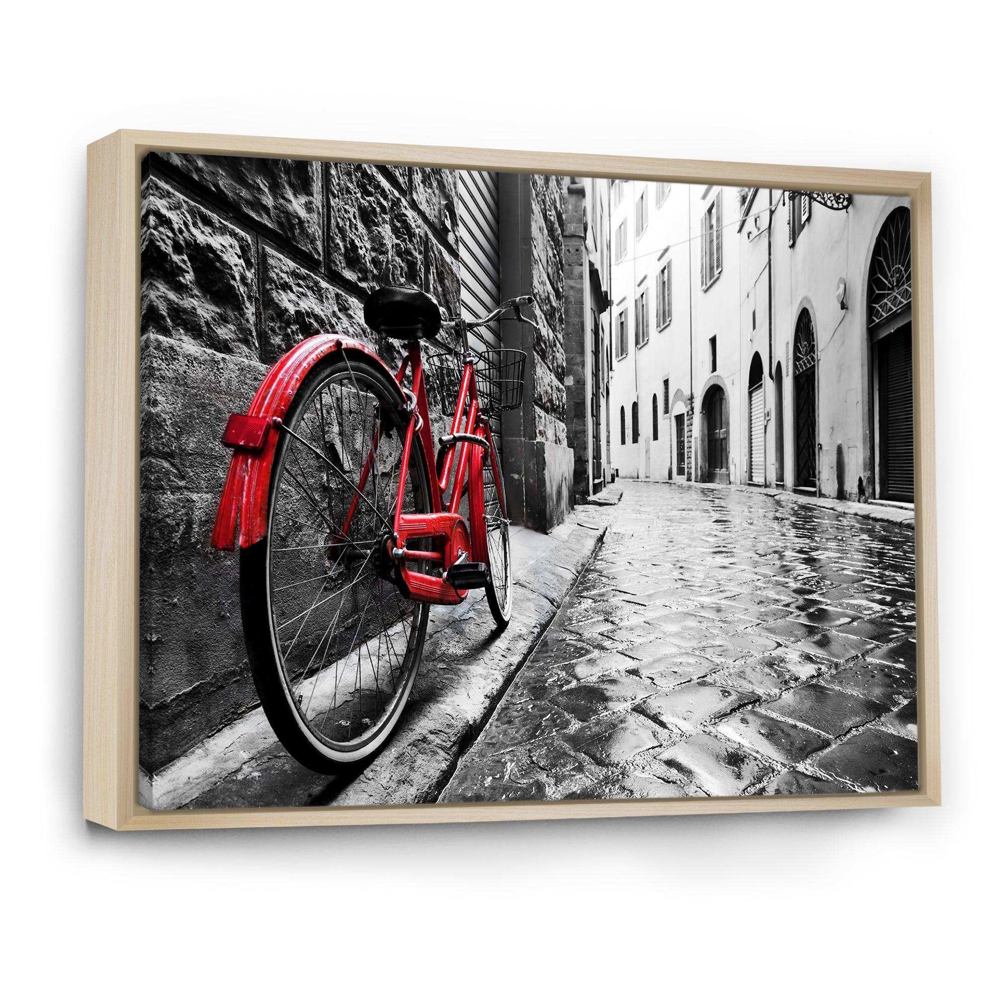 Retro Vintage Red Bike