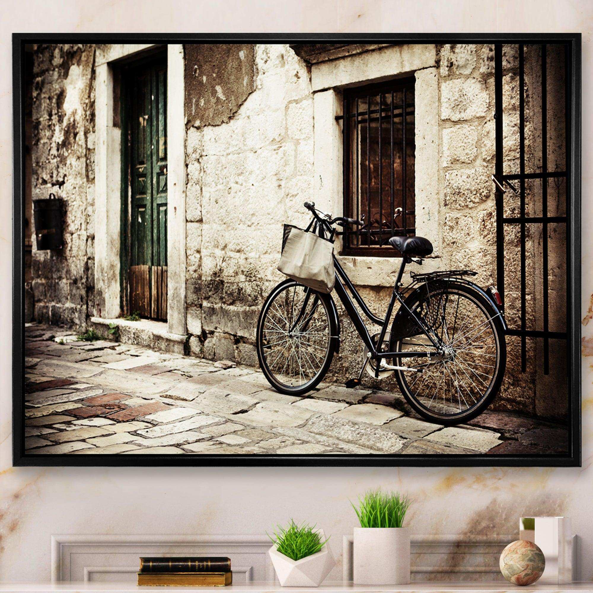 Bicycle with Shopping Bag