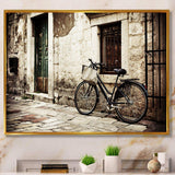 Bicycle with Shopping Bag