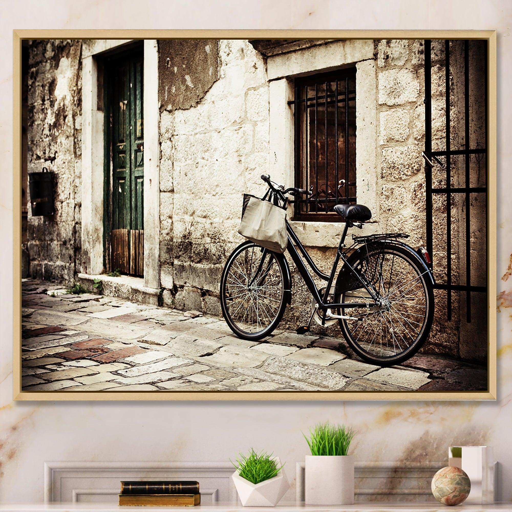 Bicycle with Shopping Bag