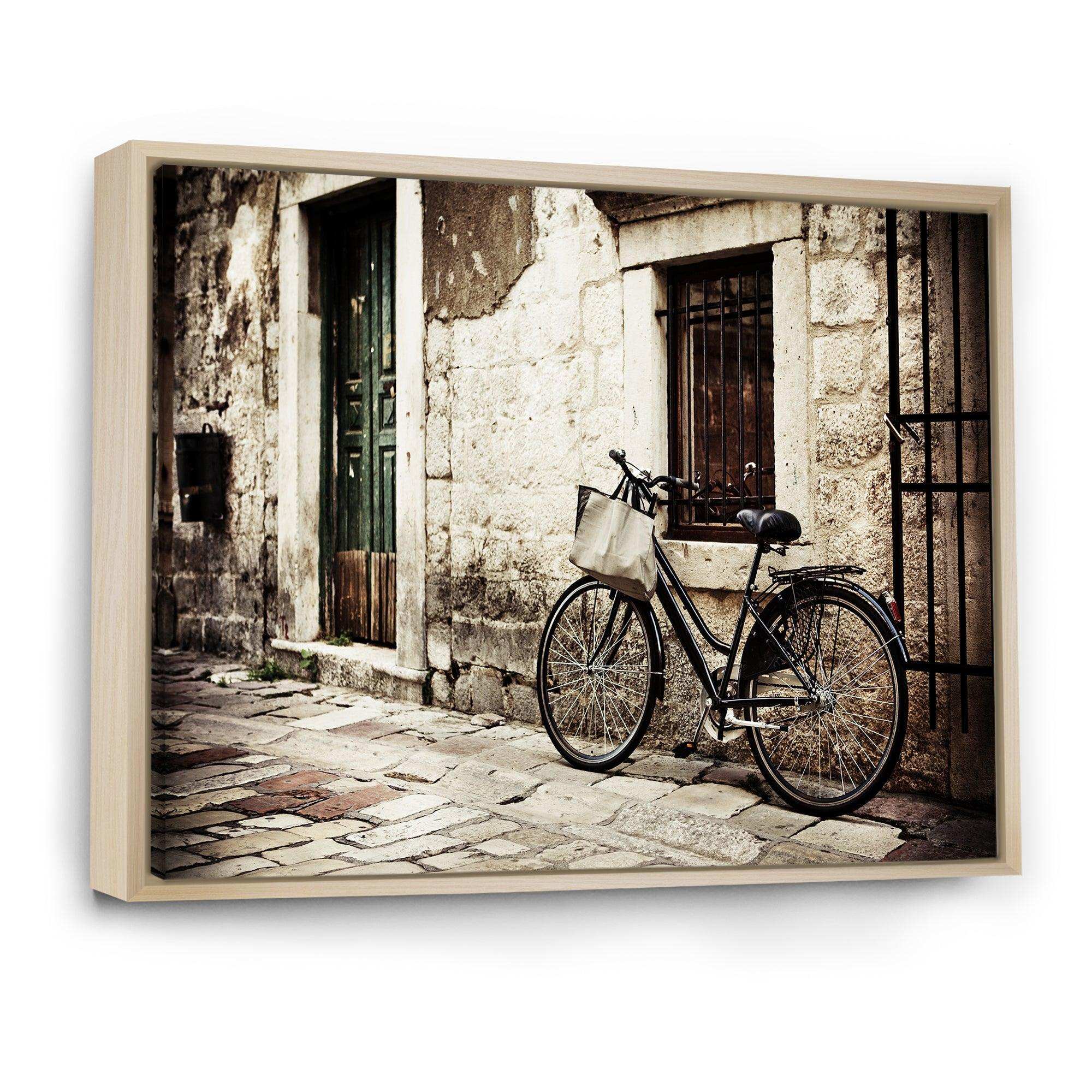 Bicycle with Shopping Bag