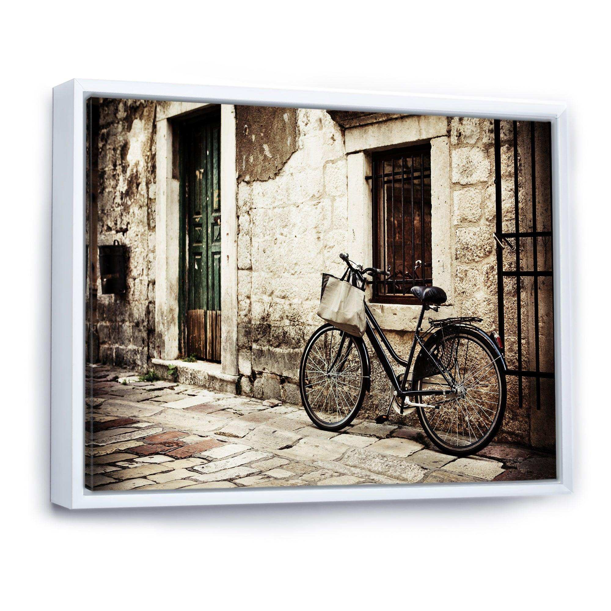 Bicycle with Shopping Bag