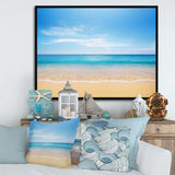 Calm Blue Sea and Sky