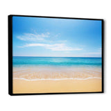 Calm Blue Sea and Sky