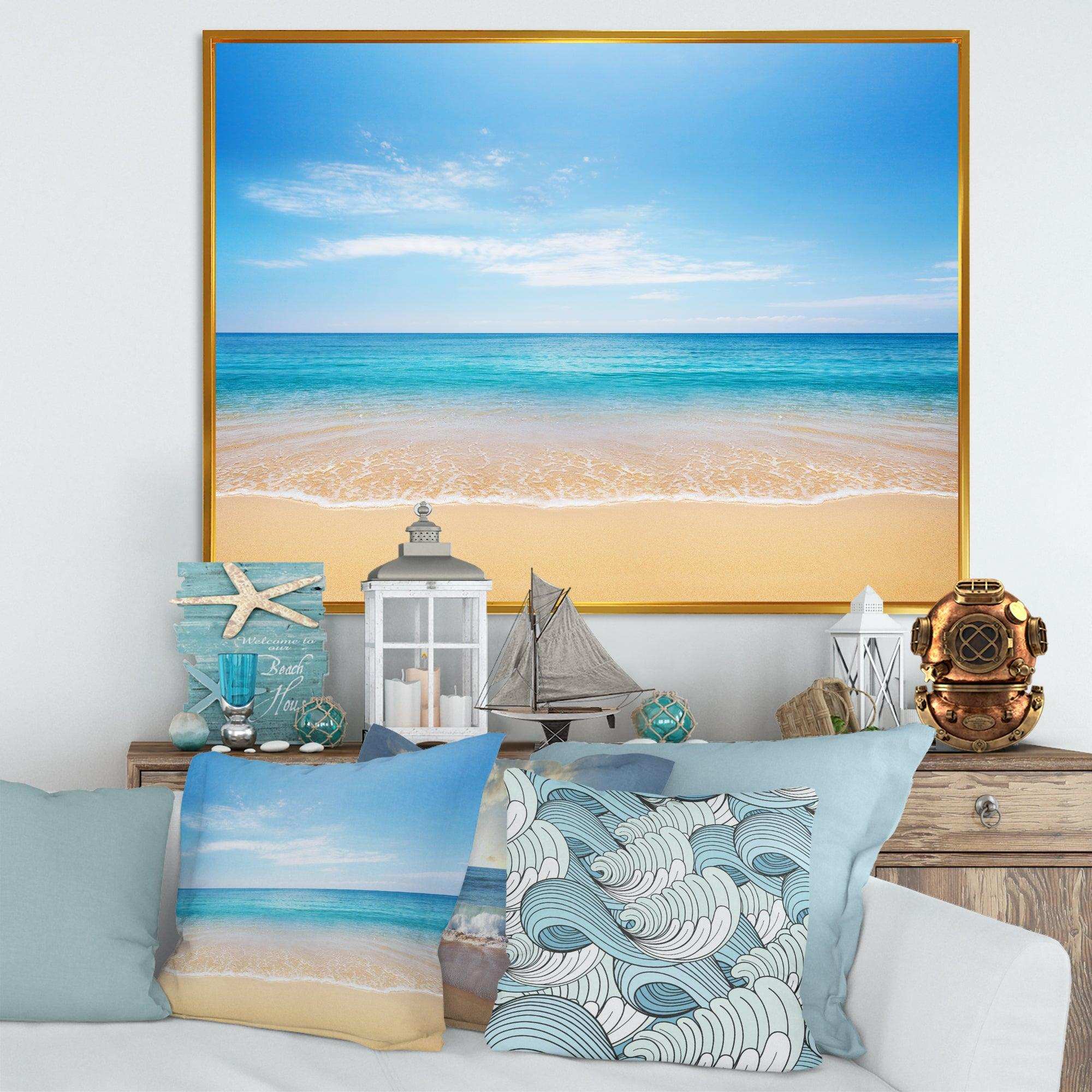 Calm Blue Sea and Sky