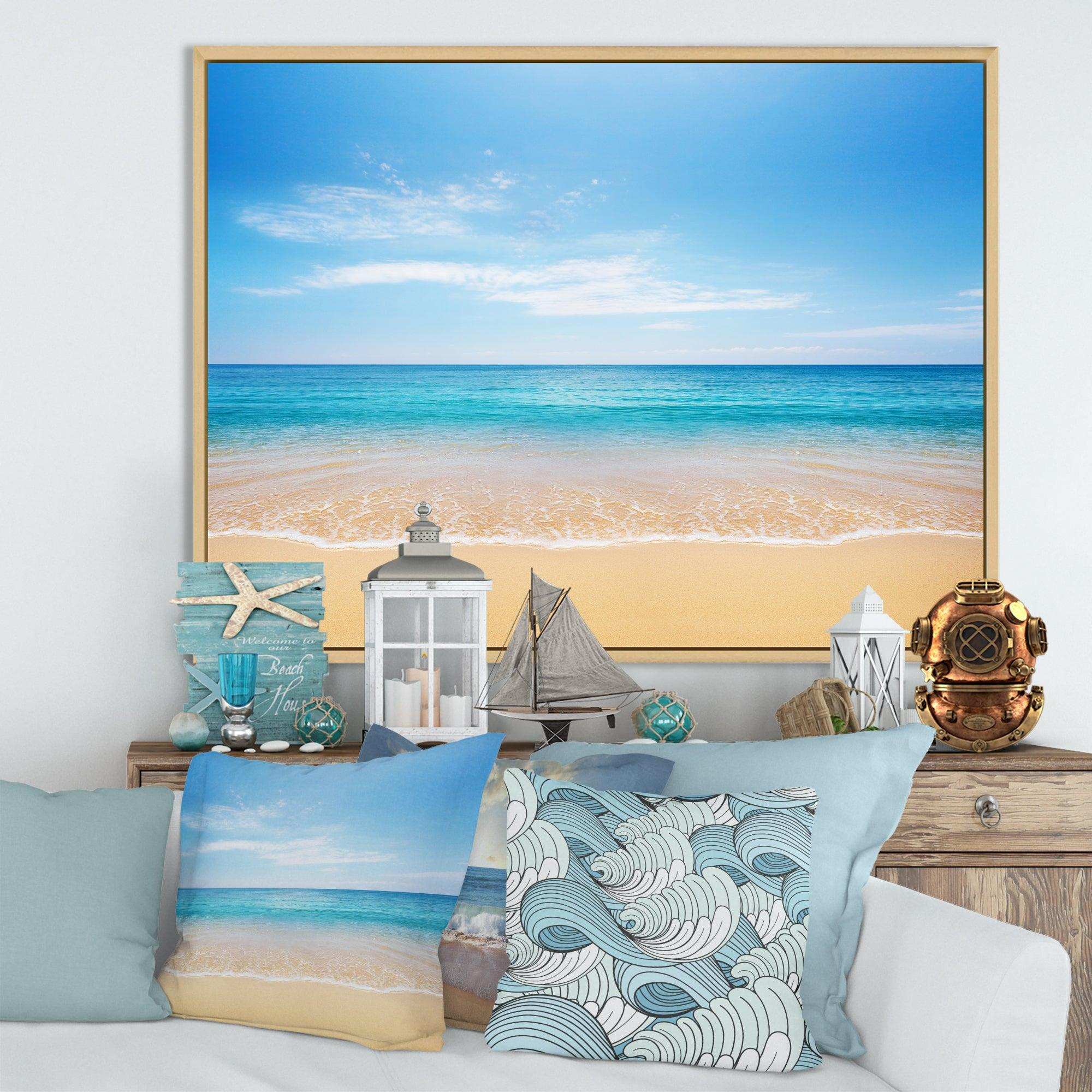 Calm Blue Sea and Sky