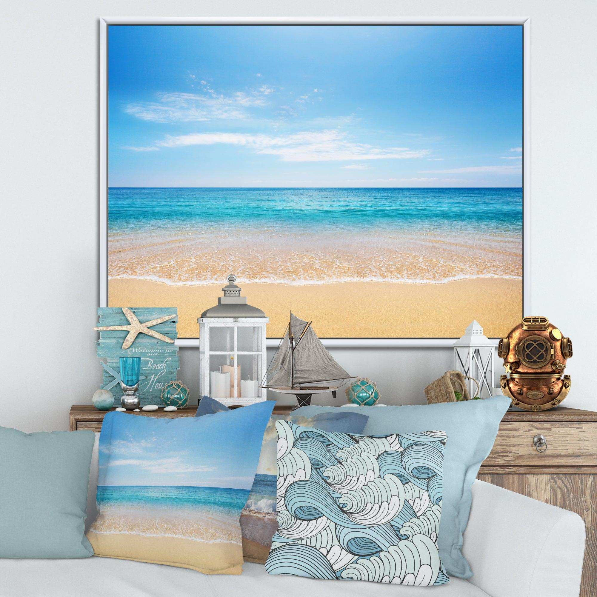 Calm Blue Sea and Sky