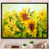 Bright Yellow Sunny Sunflowers