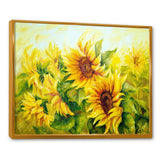 Bright Yellow Sunny Sunflowers
