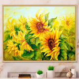 Bright Yellow Sunny Sunflowers