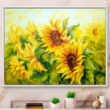 Bright Yellow Sunny Sunflowers