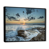 Bright Sydney Sunset Over Sea