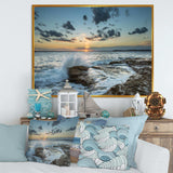 Bright Sydney Sunset Over Sea