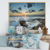 Bright Sydney Sunset Over Sea