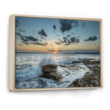 Bright Sydney Sunset Over Sea