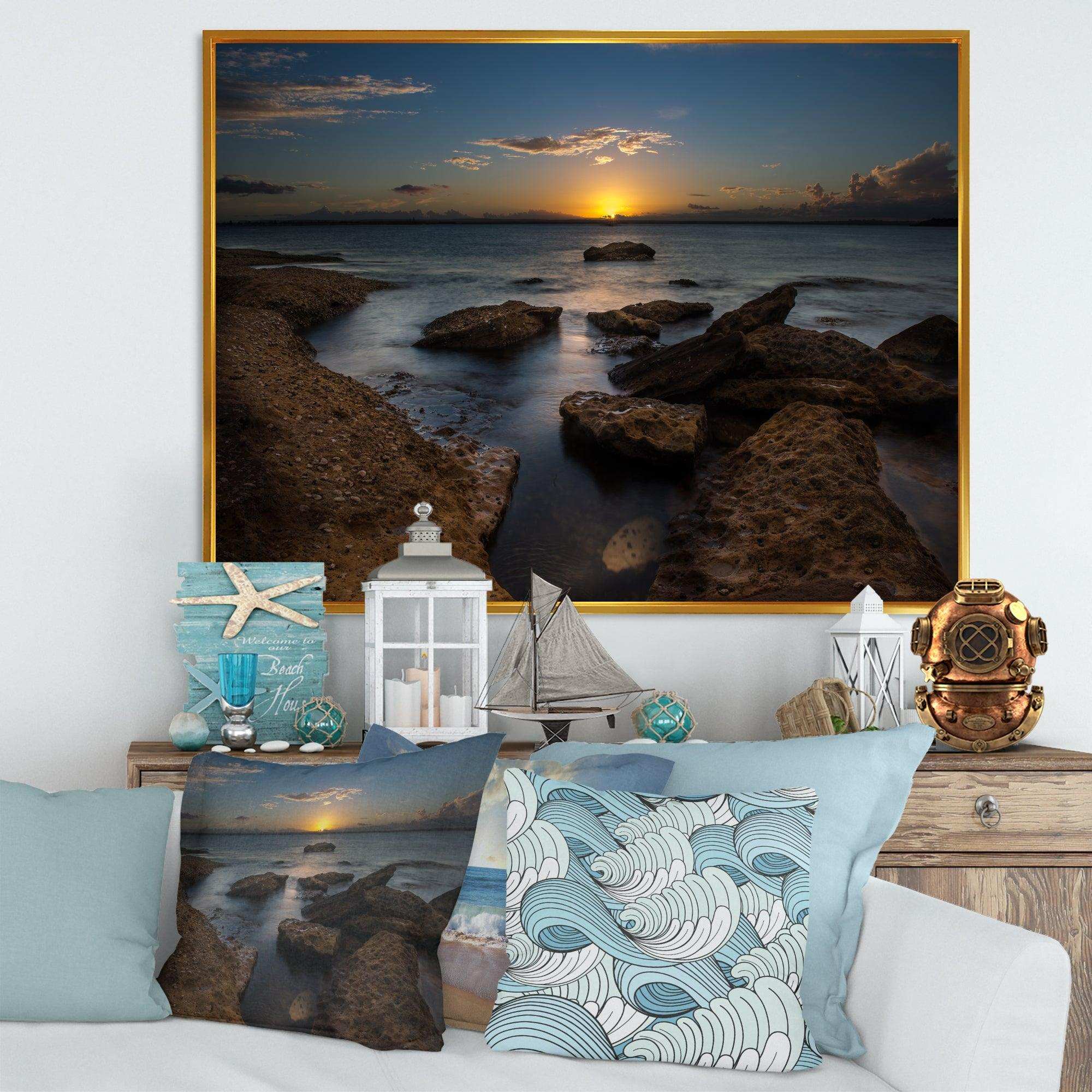 Rocky Sydney Beach at Sunset