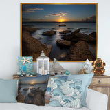 Rocky Sydney Beach at Sunset