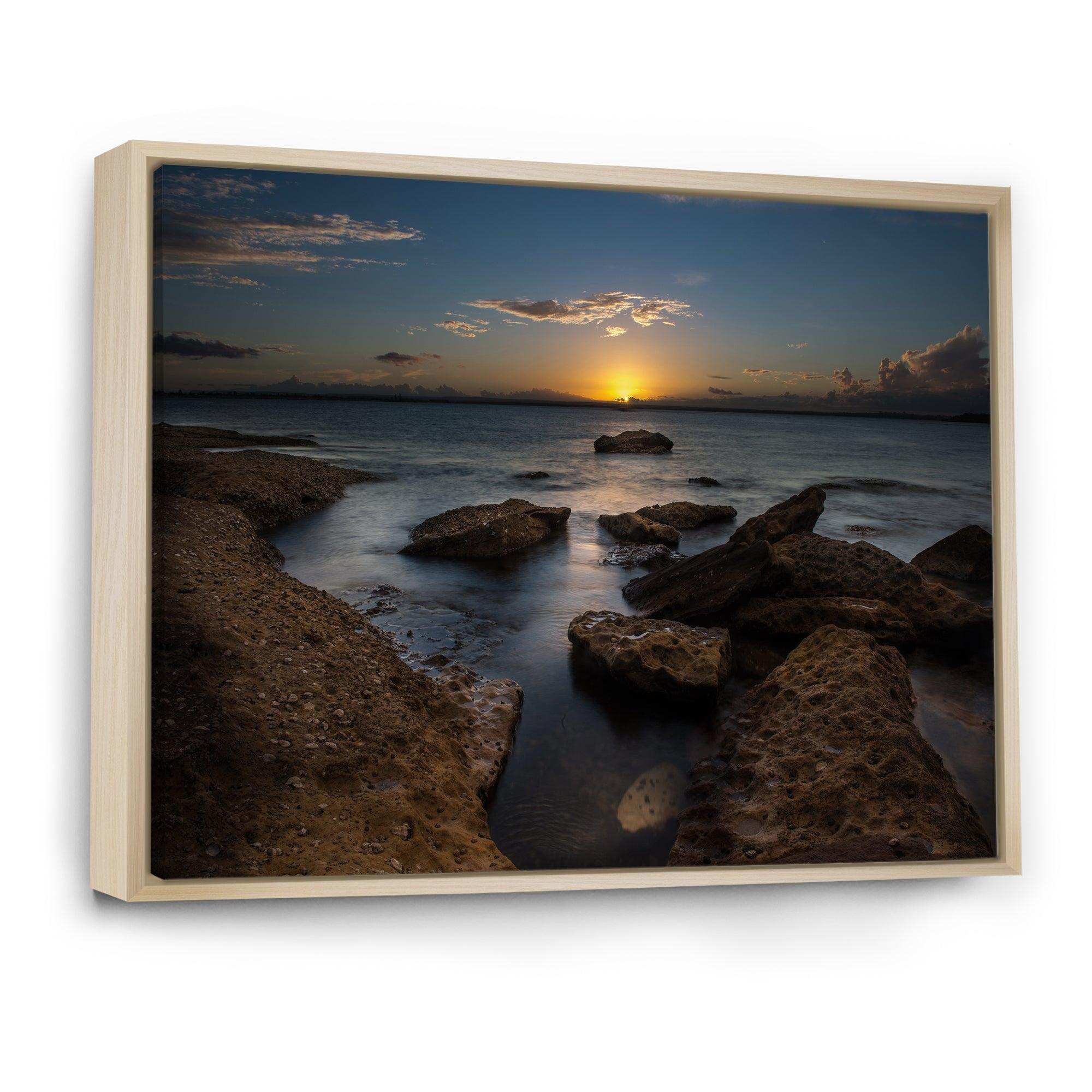 Rocky Sydney Beach at Sunset