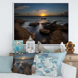 Rocky Sydney Beach at Sunset