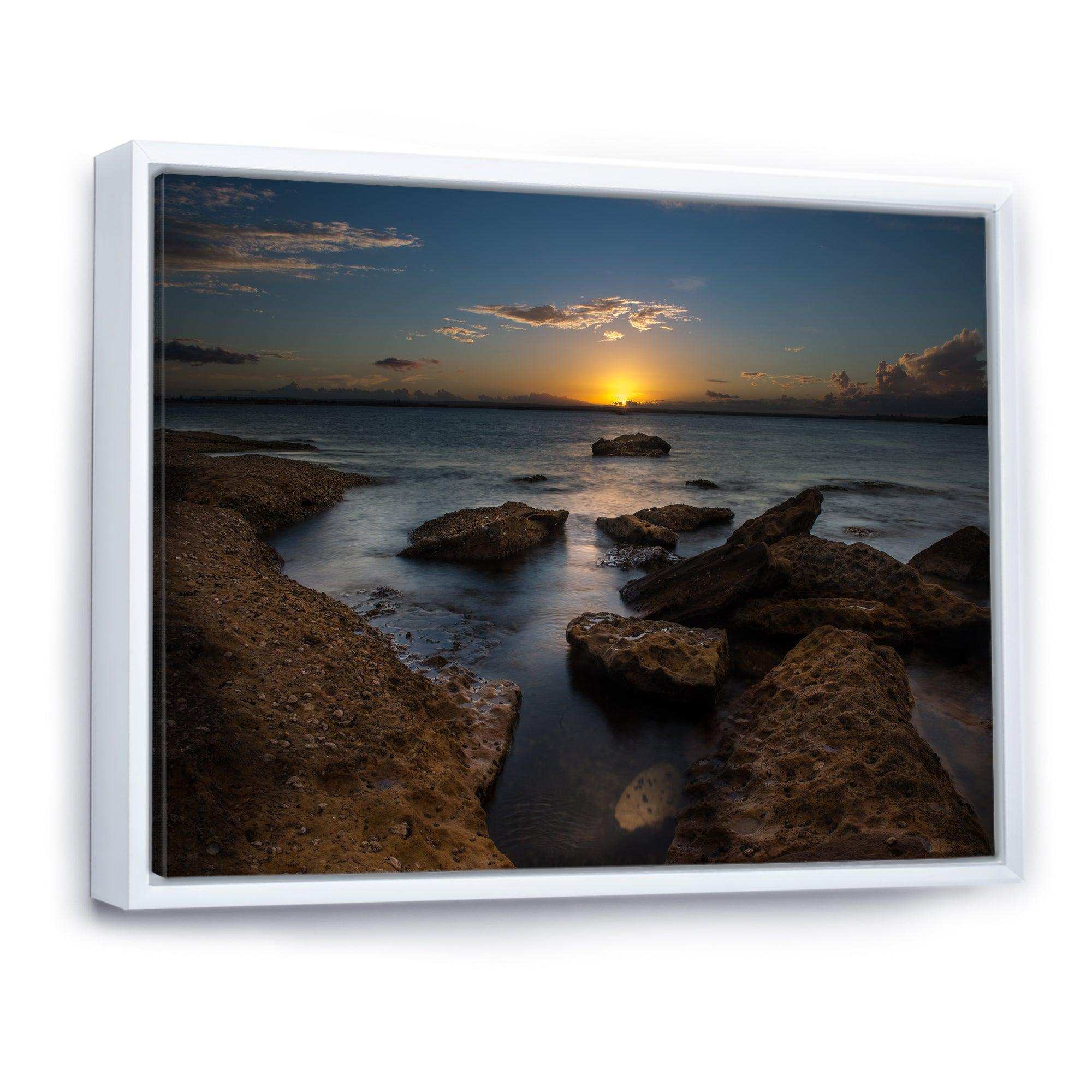 Rocky Sydney Beach at Sunset