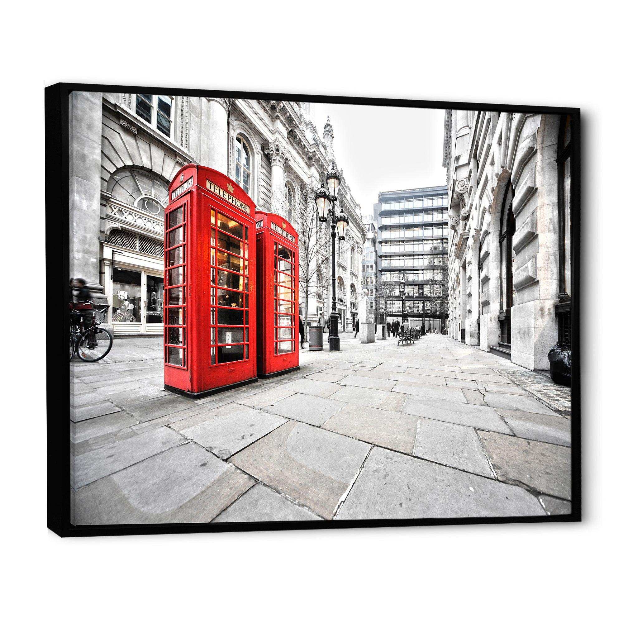 Phone Booths on Street