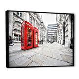 Phone Booths on Street