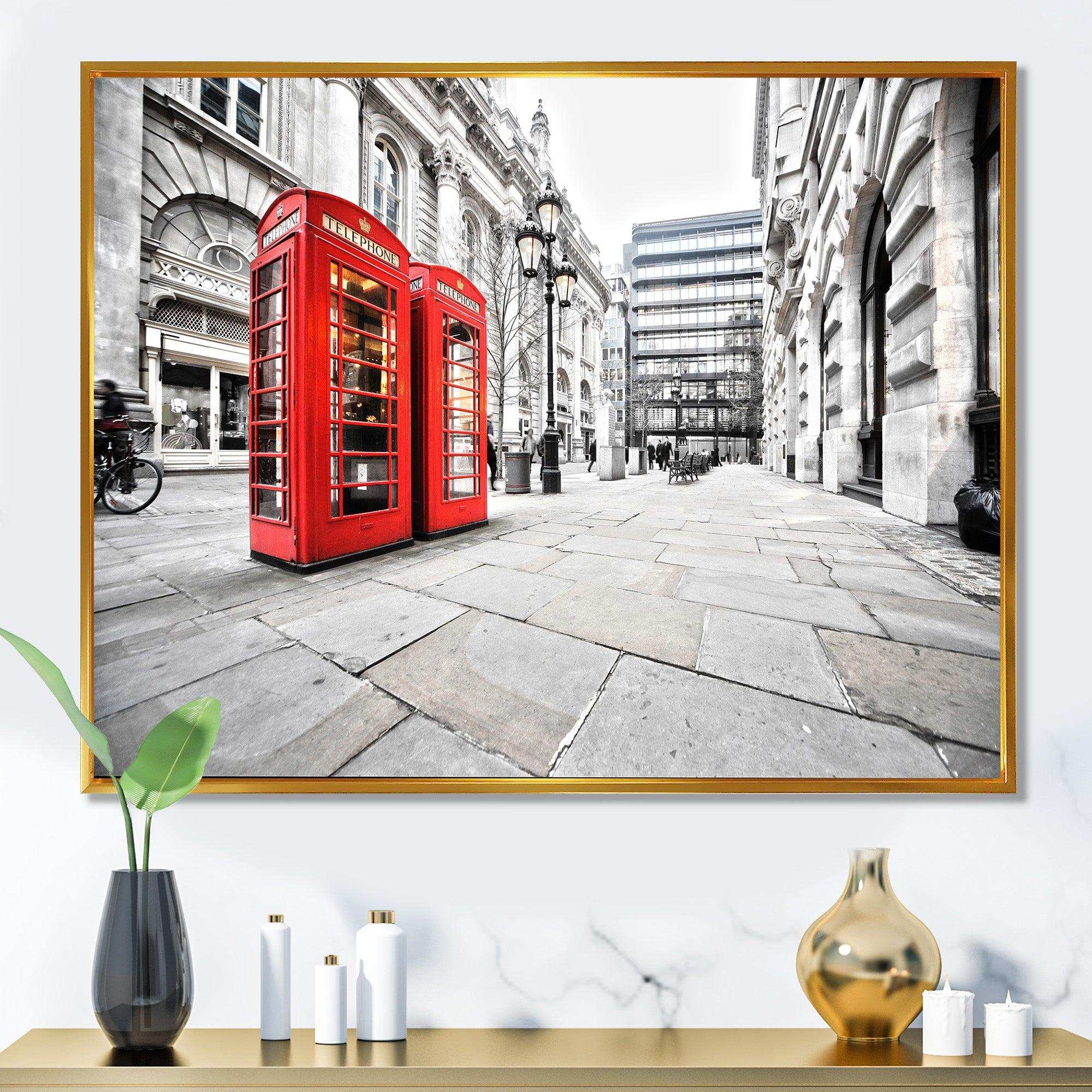 Phone Booths on Street