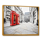 Phone Booths on Street