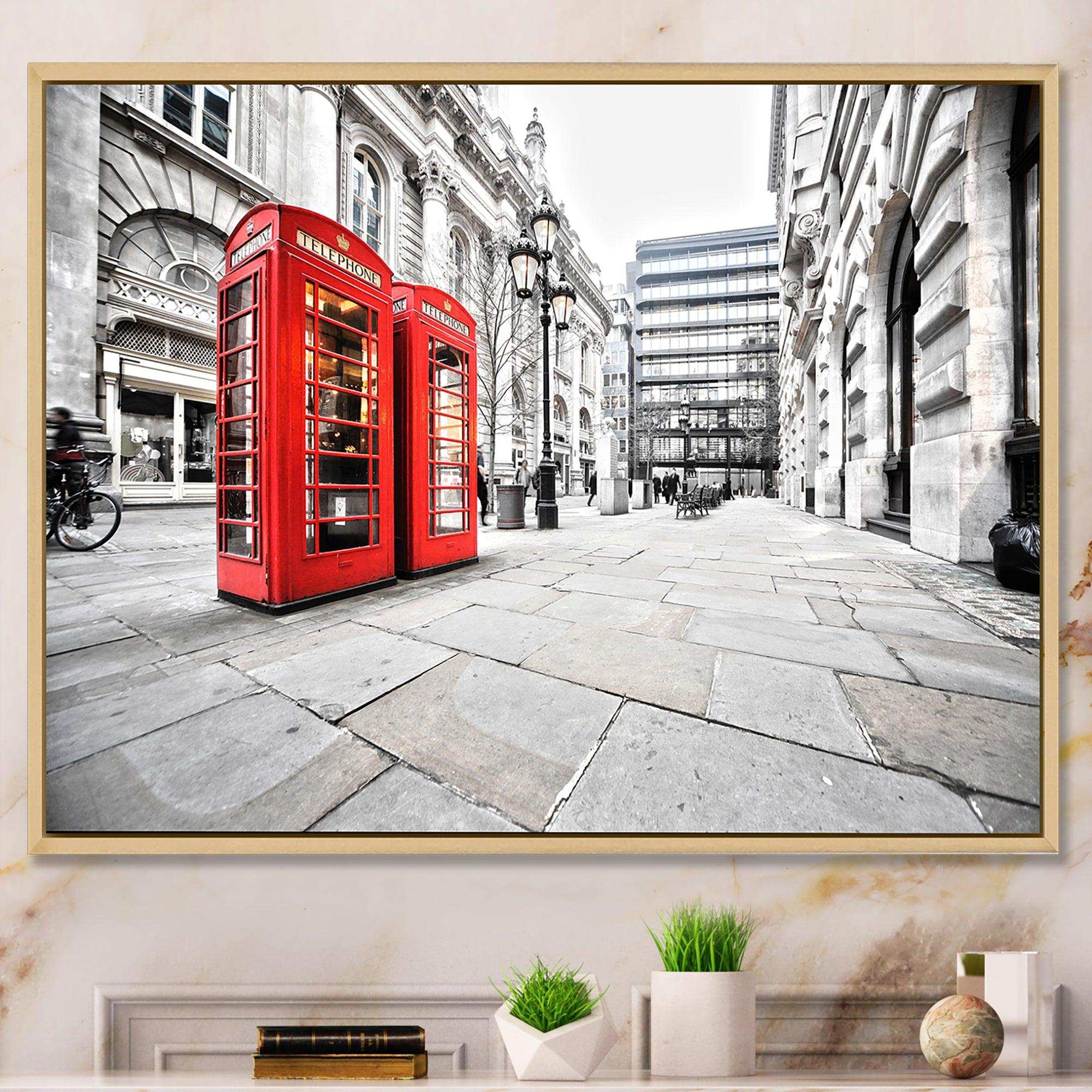 Phone Booths on Street