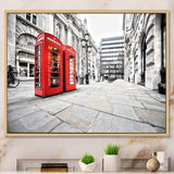 Phone Booths on Street